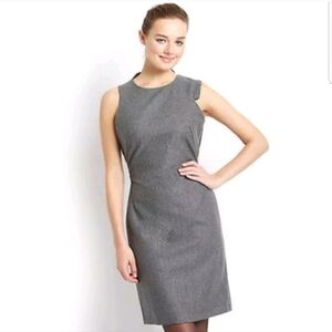 W118 Walter Baker New Margaret Wool Gray Dress Size M